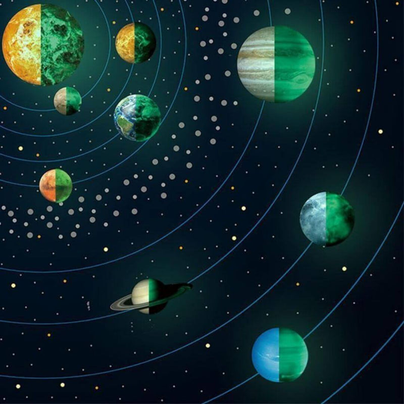 cladao Snega - Einzigartige Sonnensystem Aufkleber