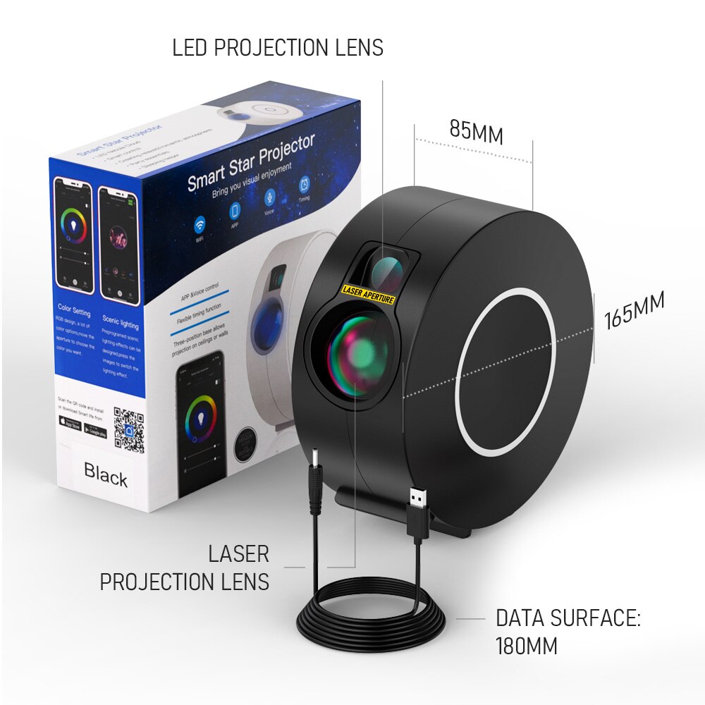 cladao Klevo 2.0 Smart Galaxy Projektor – Tauche ein in eine neue Dimension der Entspannung